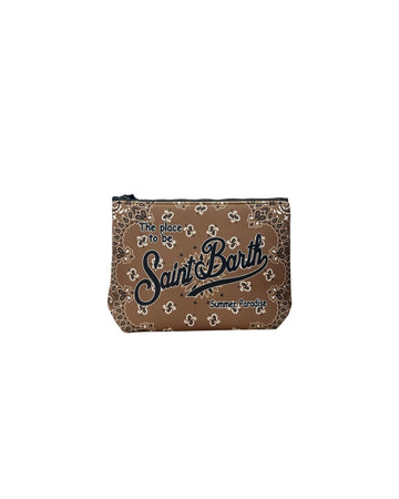 Pochette Aline Bandana marrone ALIN001 07684L MC2 SAINT BARTH 