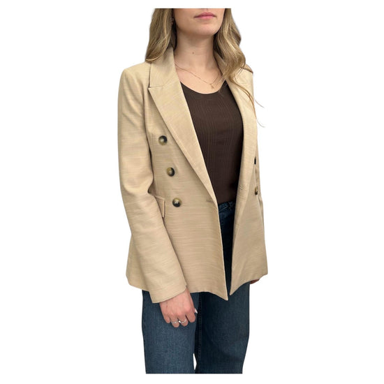 Blazer doppiopetto Beige JGE Q033 021 HAVEONE 