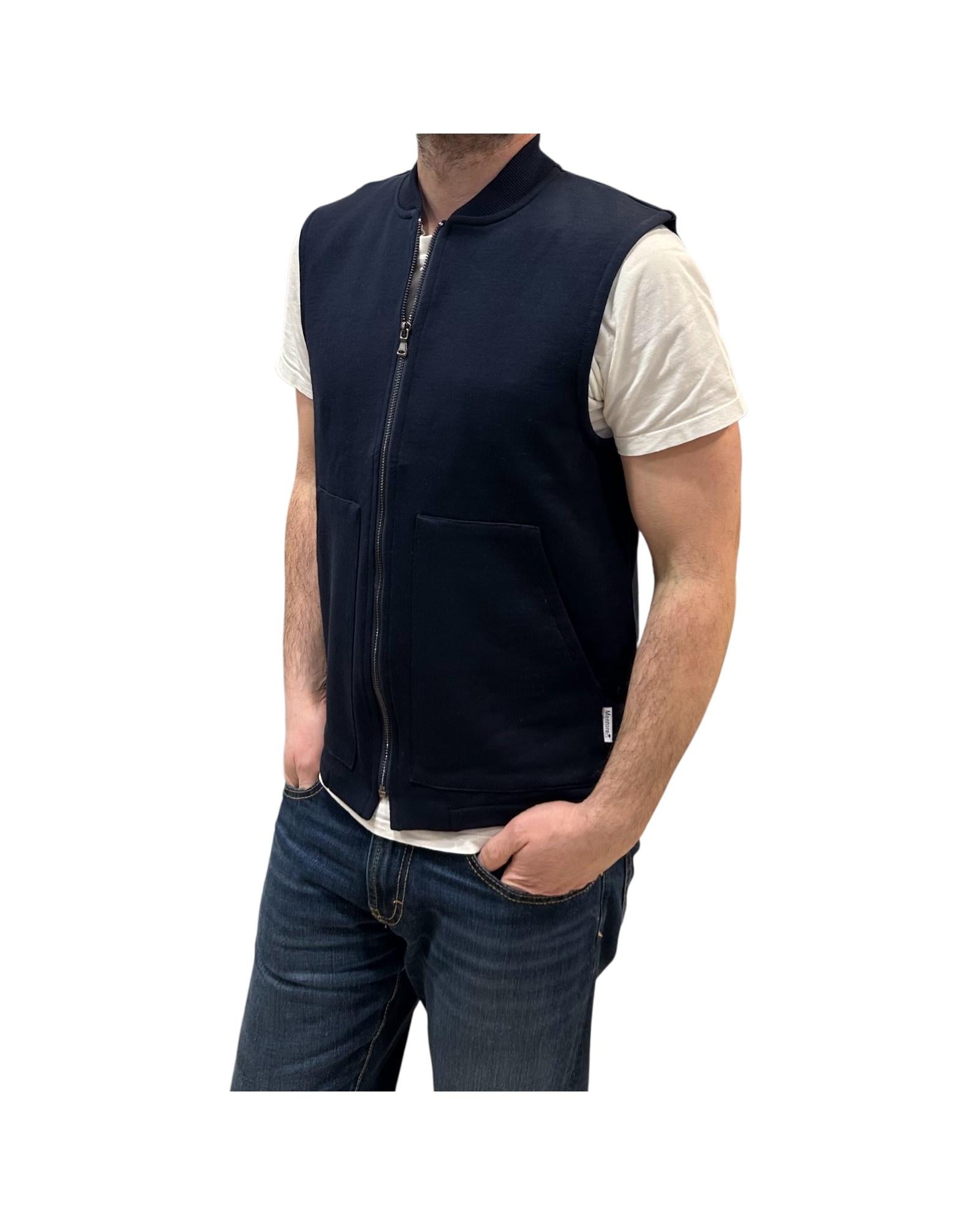 Gilet in cotone Blu DURANGO BLU MENTORE 