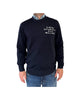 Maglione a girocollo con ricamo Blu