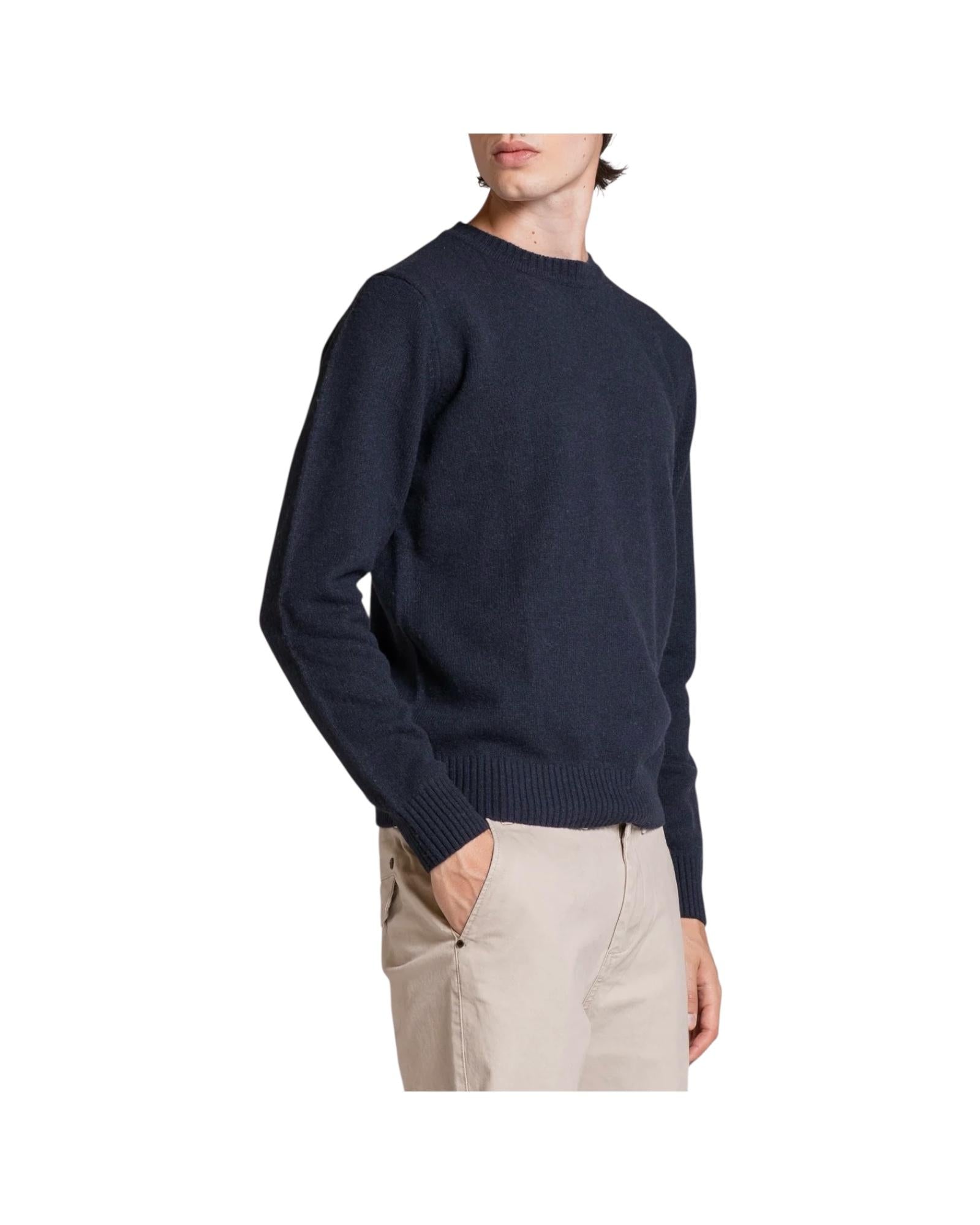 Maglione in lana Navy CHARLIE WN8C01 IMPURE 