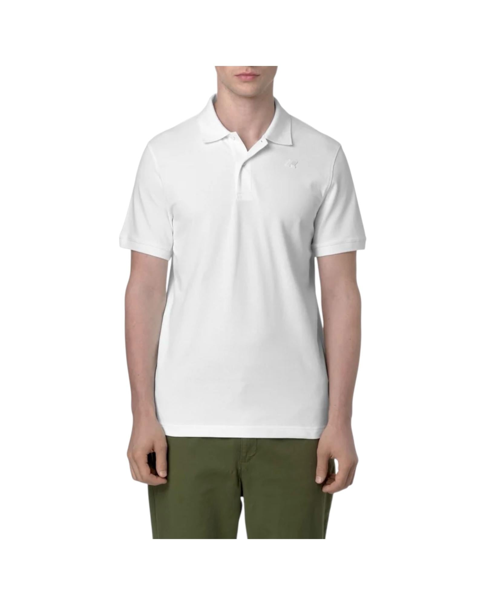 Polo piquet White K5127BW 001 K-WAY 