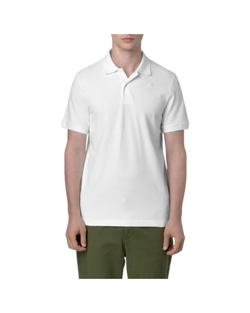 Polo piquet White K5127BW 001 K-WAY 