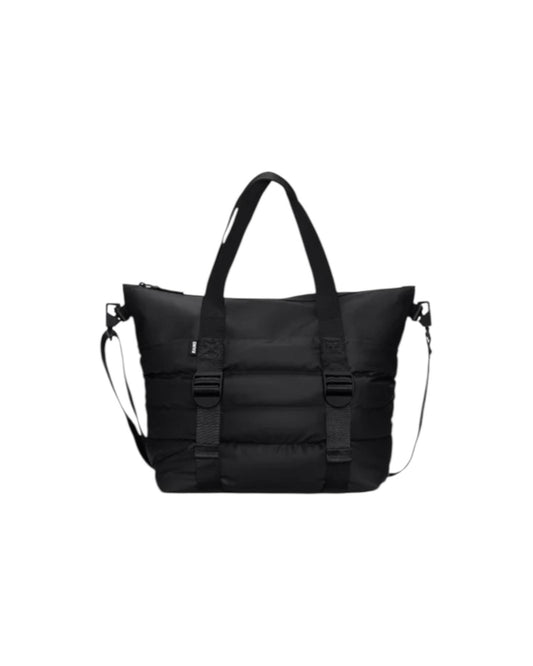 Puffer Mix Tote Bag Mini Black RA14010 BLA RAins 