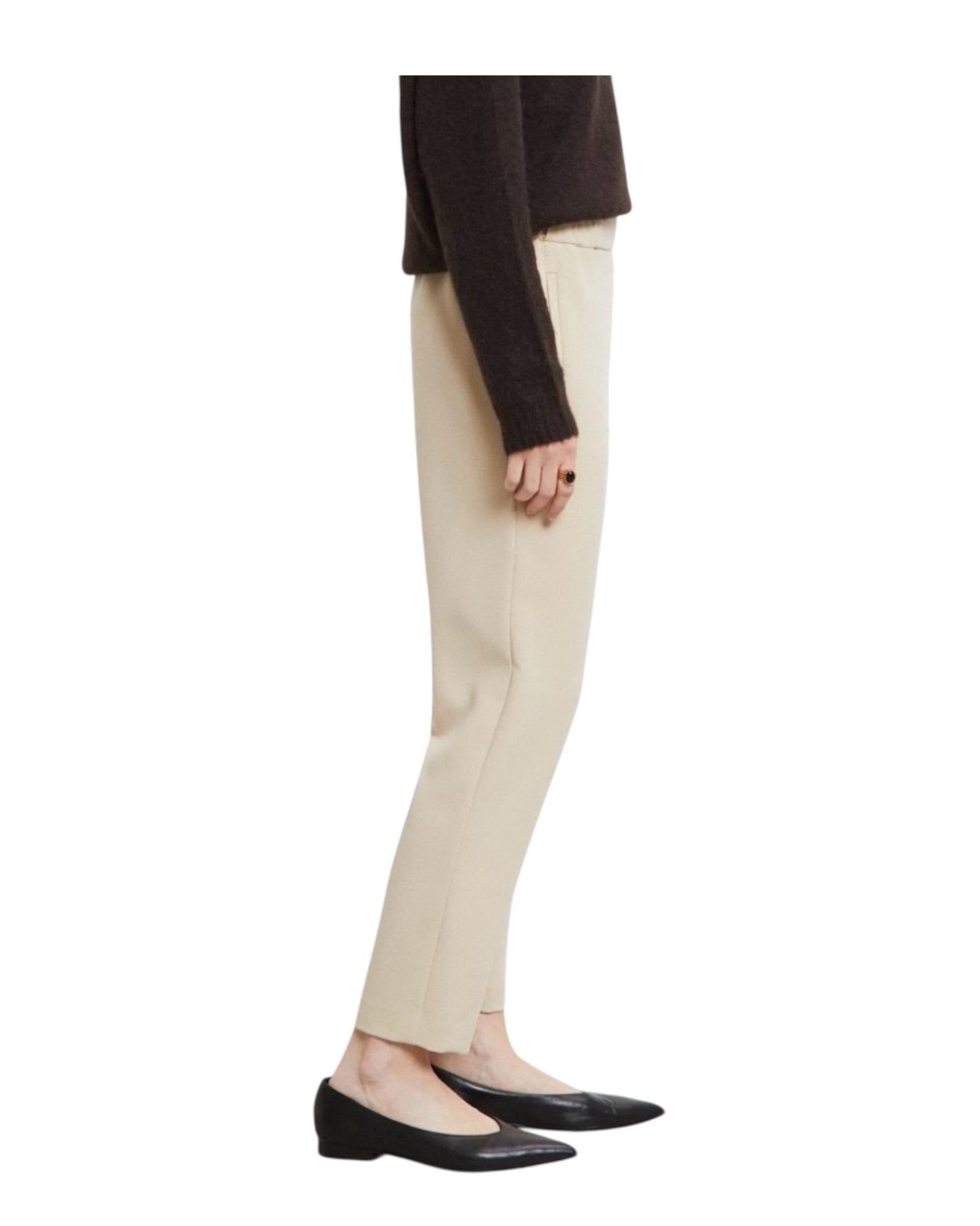 Pantalone alla caviglia Ecru LIM DP9613 ECRU OTTOD'AME