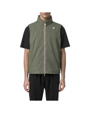 Gilet Valen in nylon Green lichen