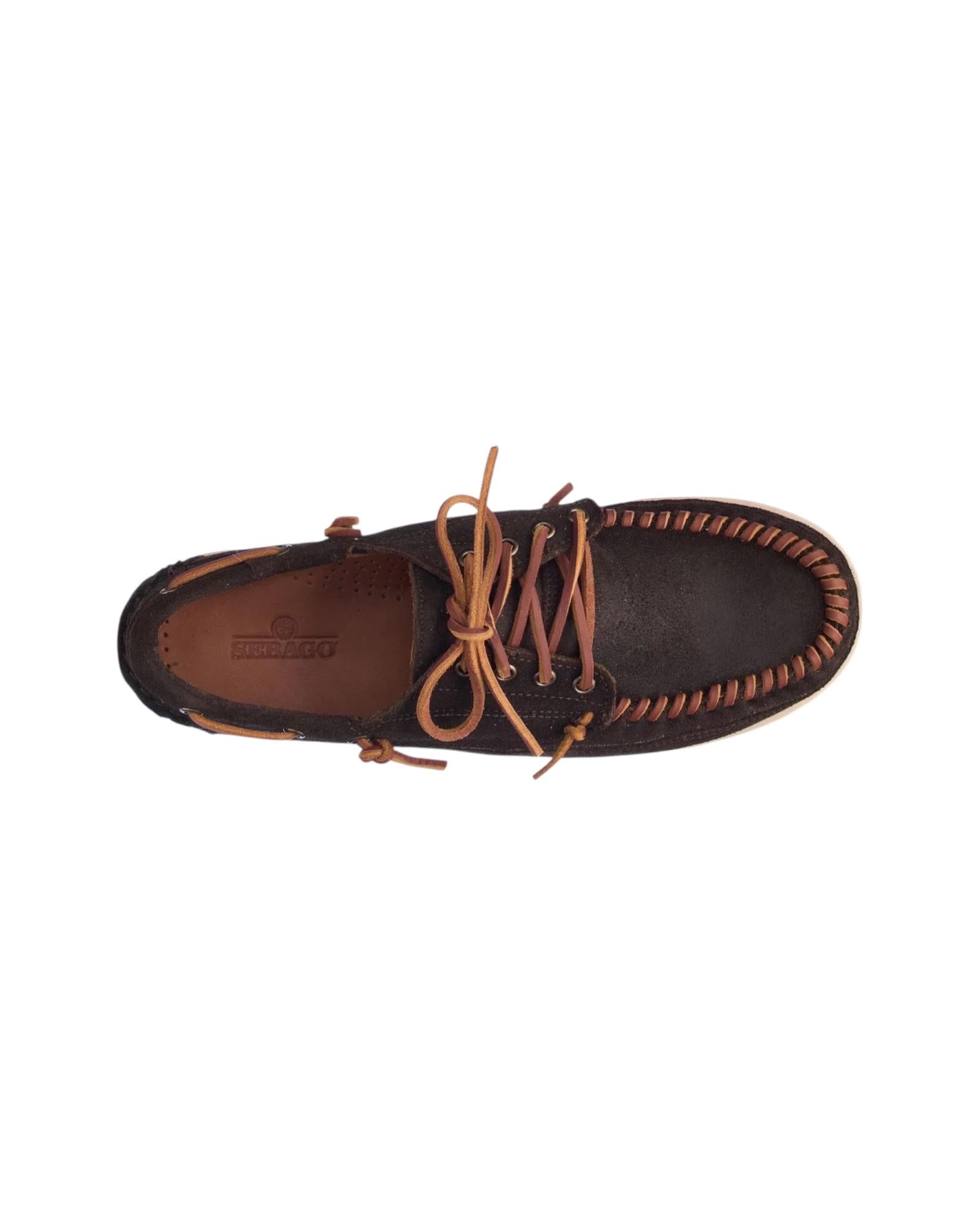 Mocassini Keuka Oil Dark Brown Uomo 76116GW 901 Sebago 