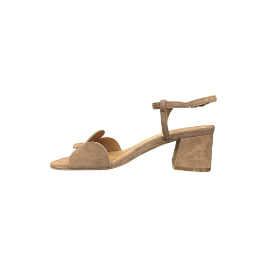 Sandalo con tacco in pelle scamosciata Camel 167 CAMOSCIO CAMEL DREAMER 