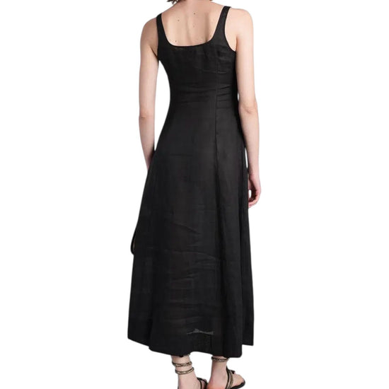 Abito Mina ramie Black MII0001 08206L MC2 SAINT BARTH 