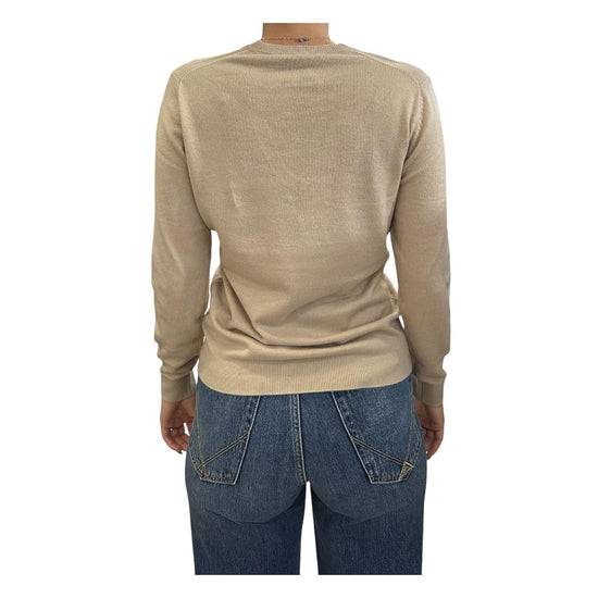 Maglione scollo a V Crema 97621 045 CAVALIERI MILANO 