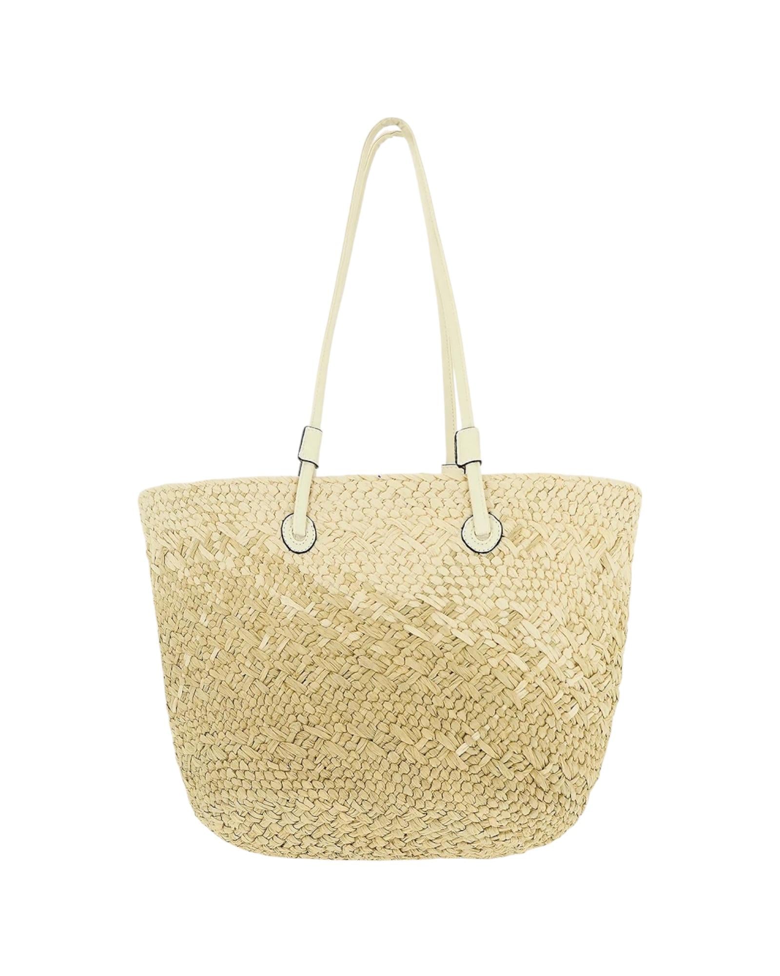 Basket Beachbag Donna Beige A058BG BEIGE F**K 