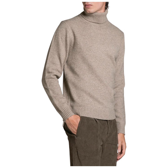 Maglione collo alto in moulinè Beige JOHN WN7C51 IMPURE 