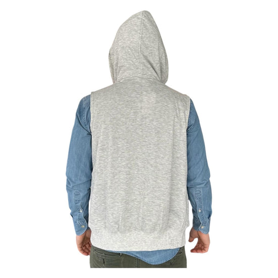 Gilet con cappuccio grigio 503 GRIGIO RE.VI.VAL 