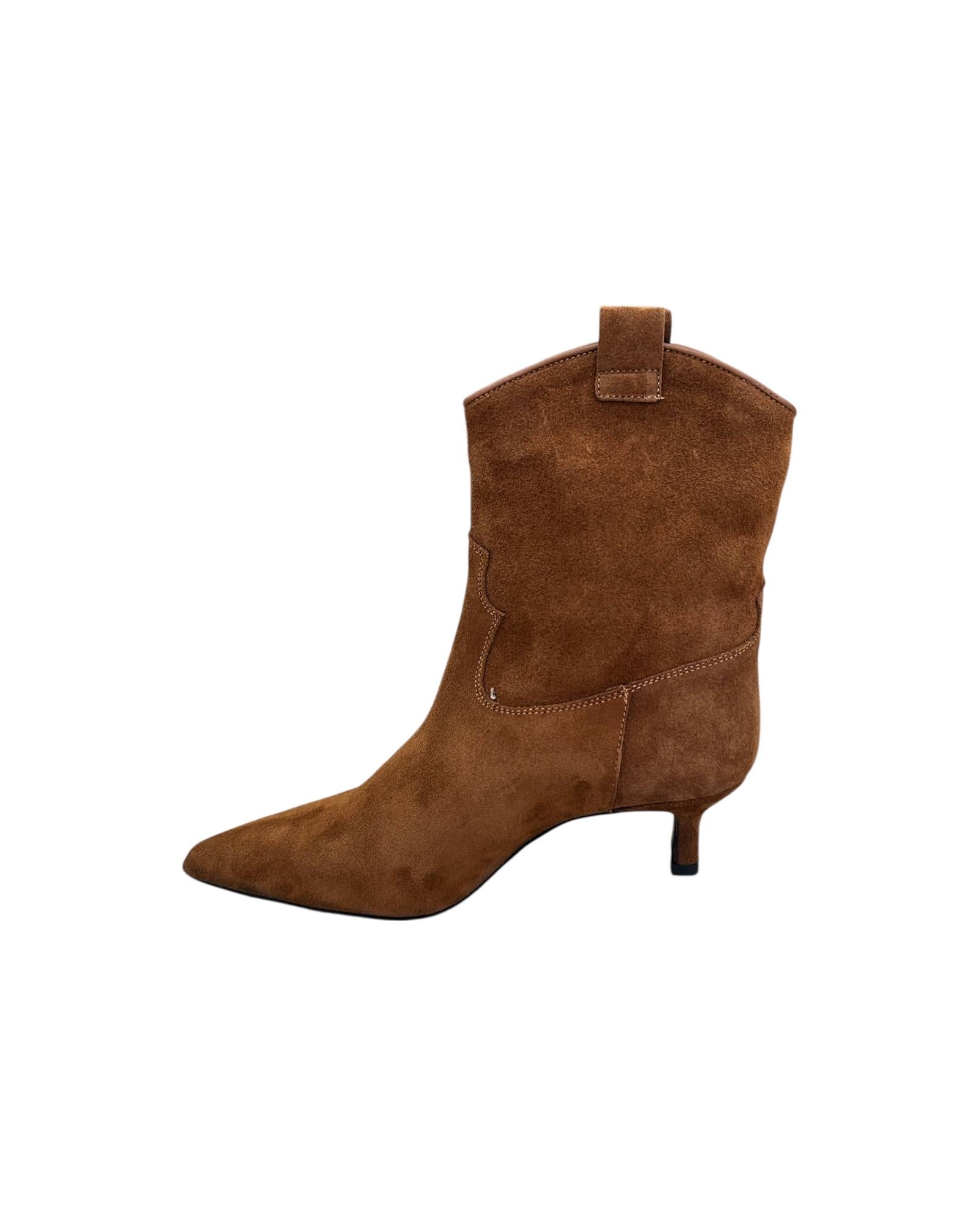 Stivaletto in pelle scamosciata Marrone 475 CAMOSCIO CUBA Dreamer