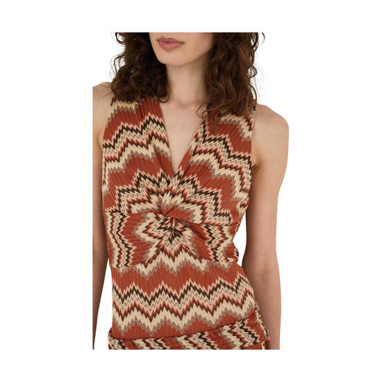 Body con motivo geometrico Multicolor F39X1539 MULTICOLOR SOUVENIR 