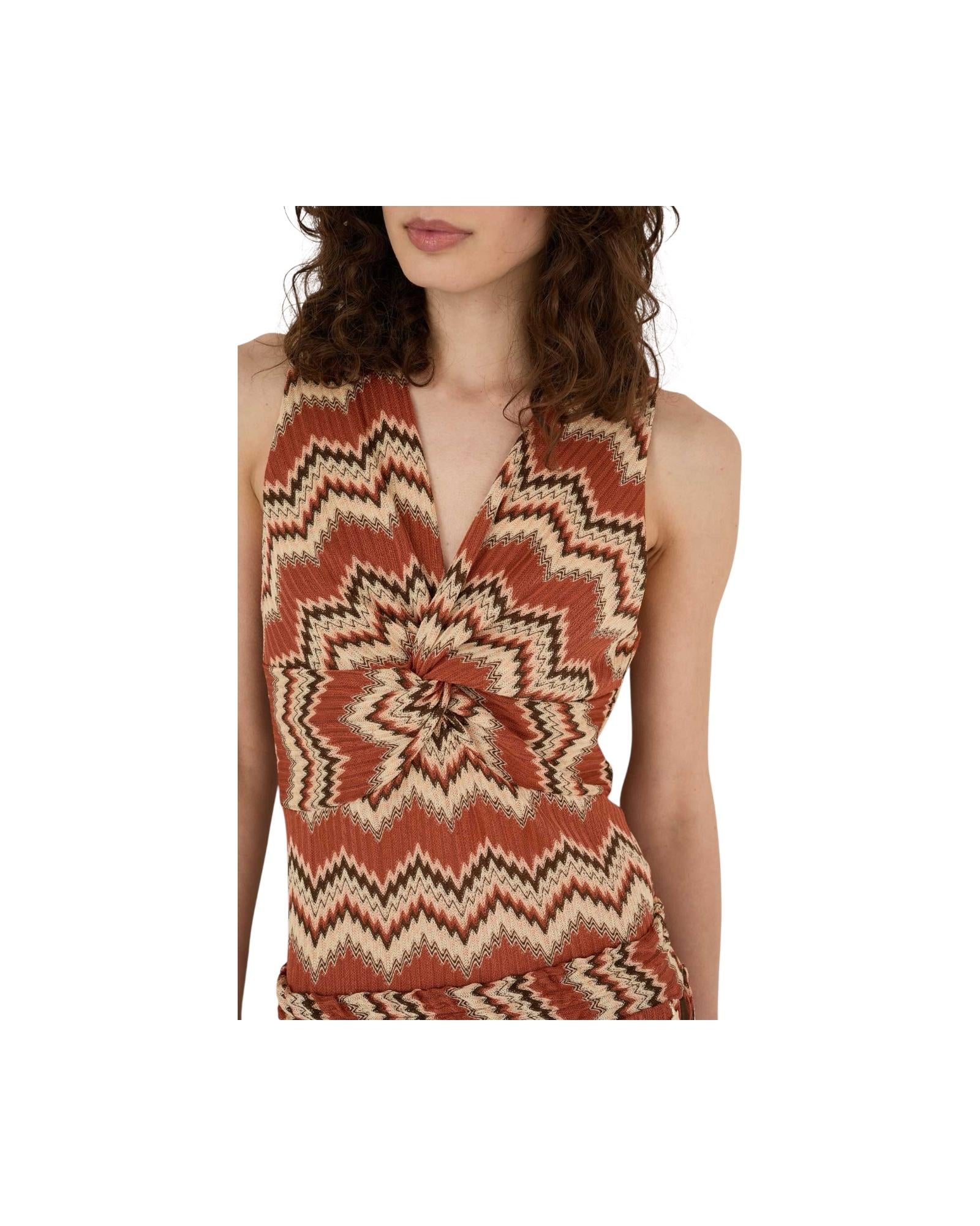 Body con motivo geometrico Multicolor F39X1539 MULTICOLOR SOUVENIR 