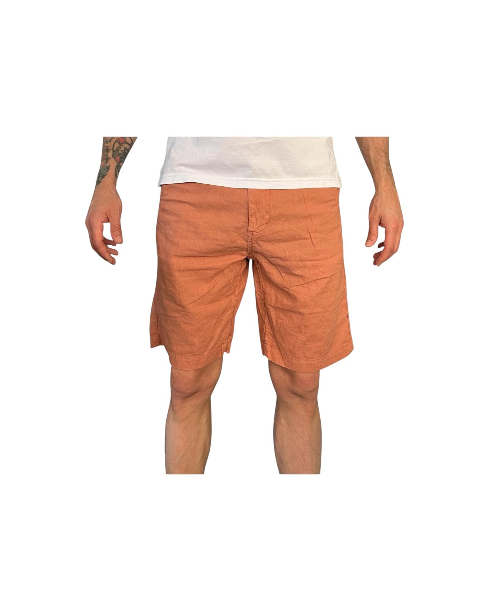 Bermuda misto lino Corallo GK711 CORAL RE.VI.VAL