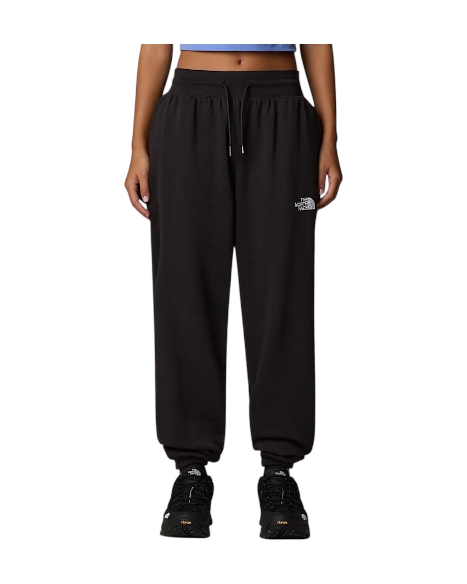 Joggers Essential Relaxed Straight Donna Black NF0A8C1G BLACK THE NORTH FACE 