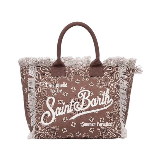 Borsa Vanity Bandana marrone VANI001 09485L MC2 SAINT BARTH 