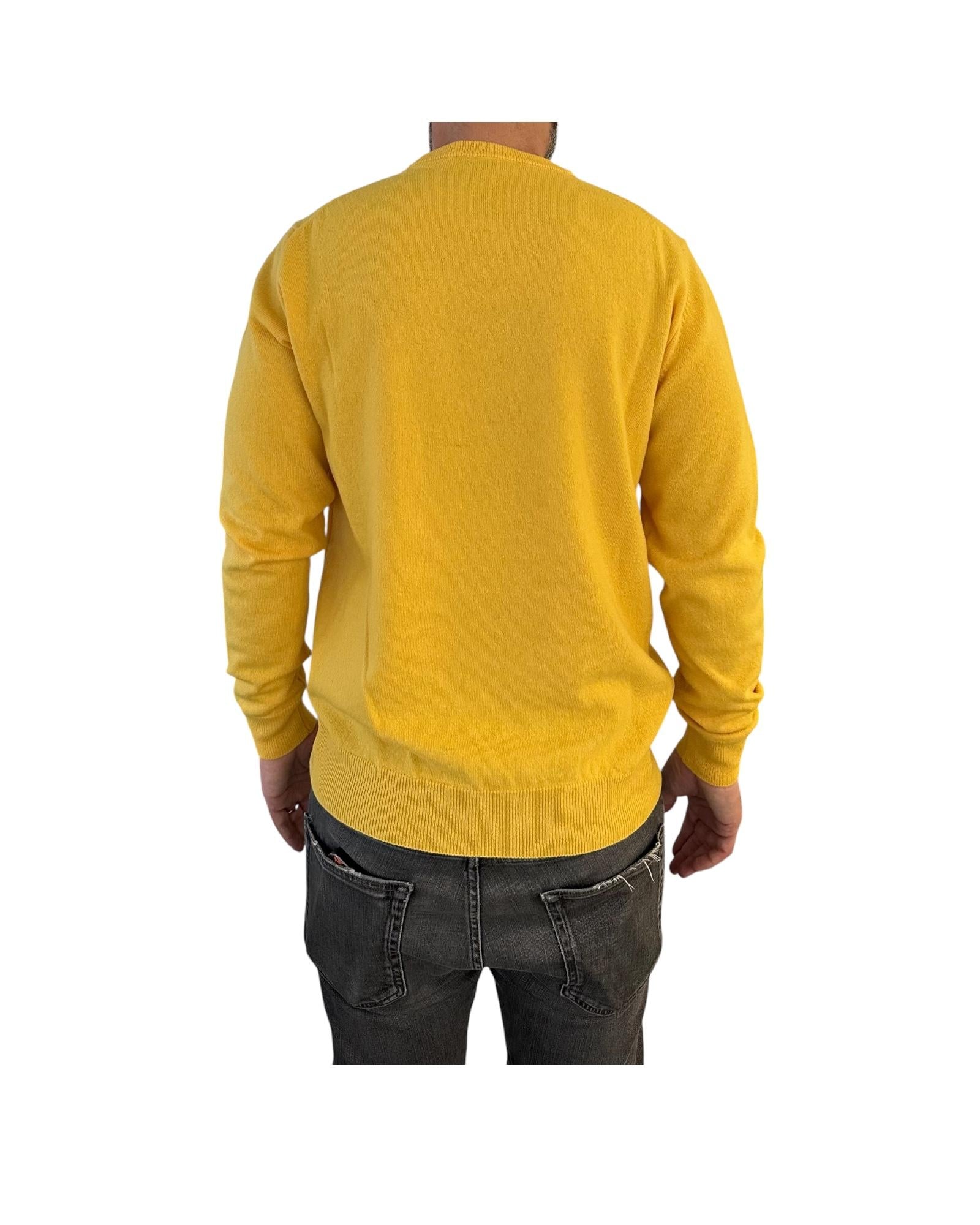 Maglione girocollo Giallo 5100 0280 +39MAsq 