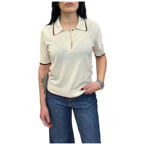Polo con profili a contrasto Cocco M38 919 02 FLOOR 