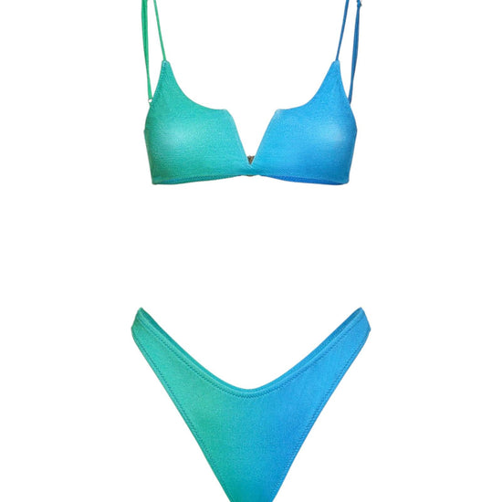 Costume Donna Verde e azzurro SW1852 VERDE AZZURRO F**K 