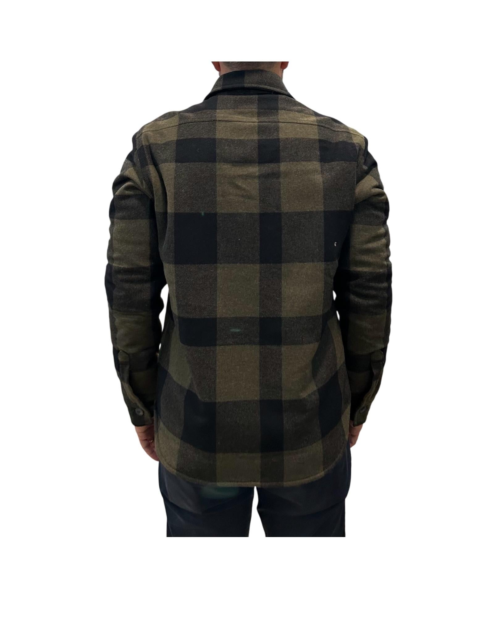 Giacca Denali in lana Check Green W5018 GREEN CHECK BL'KER 