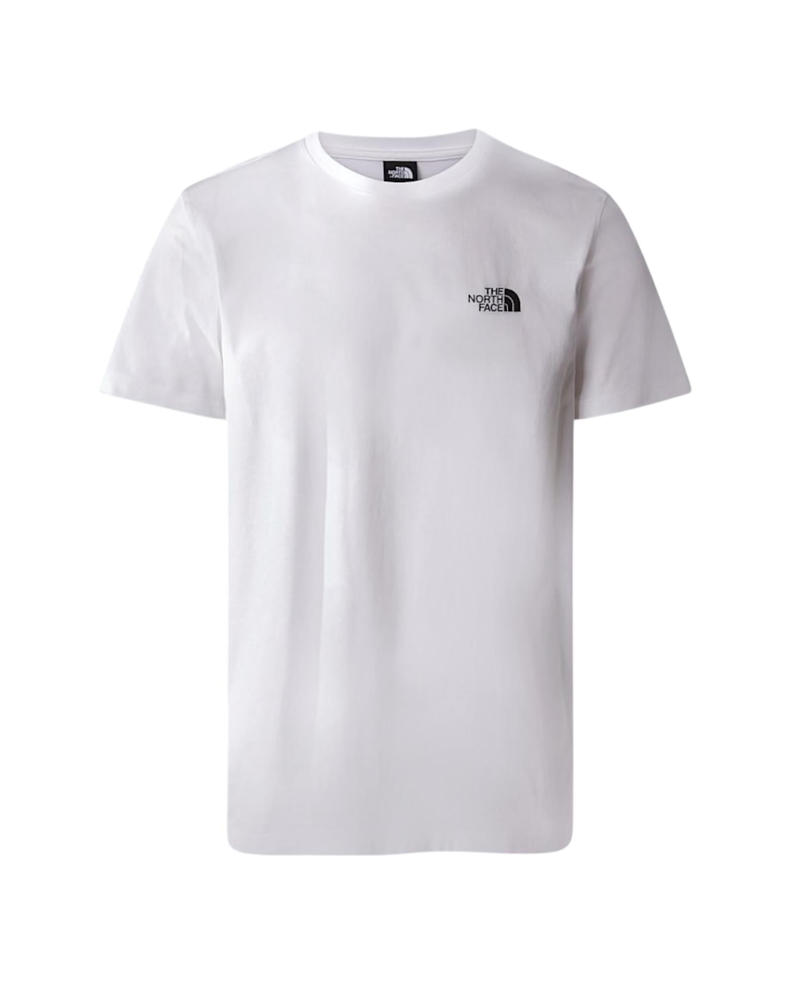 T-shirt Simple Dome White NF0A87NG WHITE THE NORTH FACE 