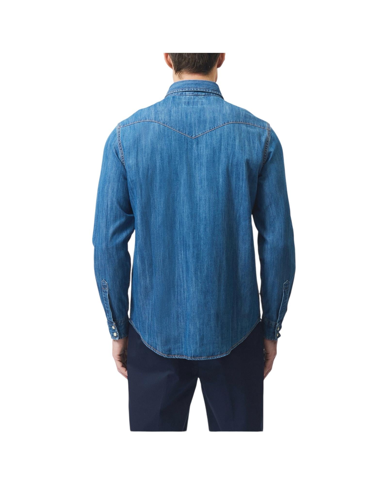 Camicia Martin Cobalt stone RRU400CG343161 C0999 ROY ROGER'S