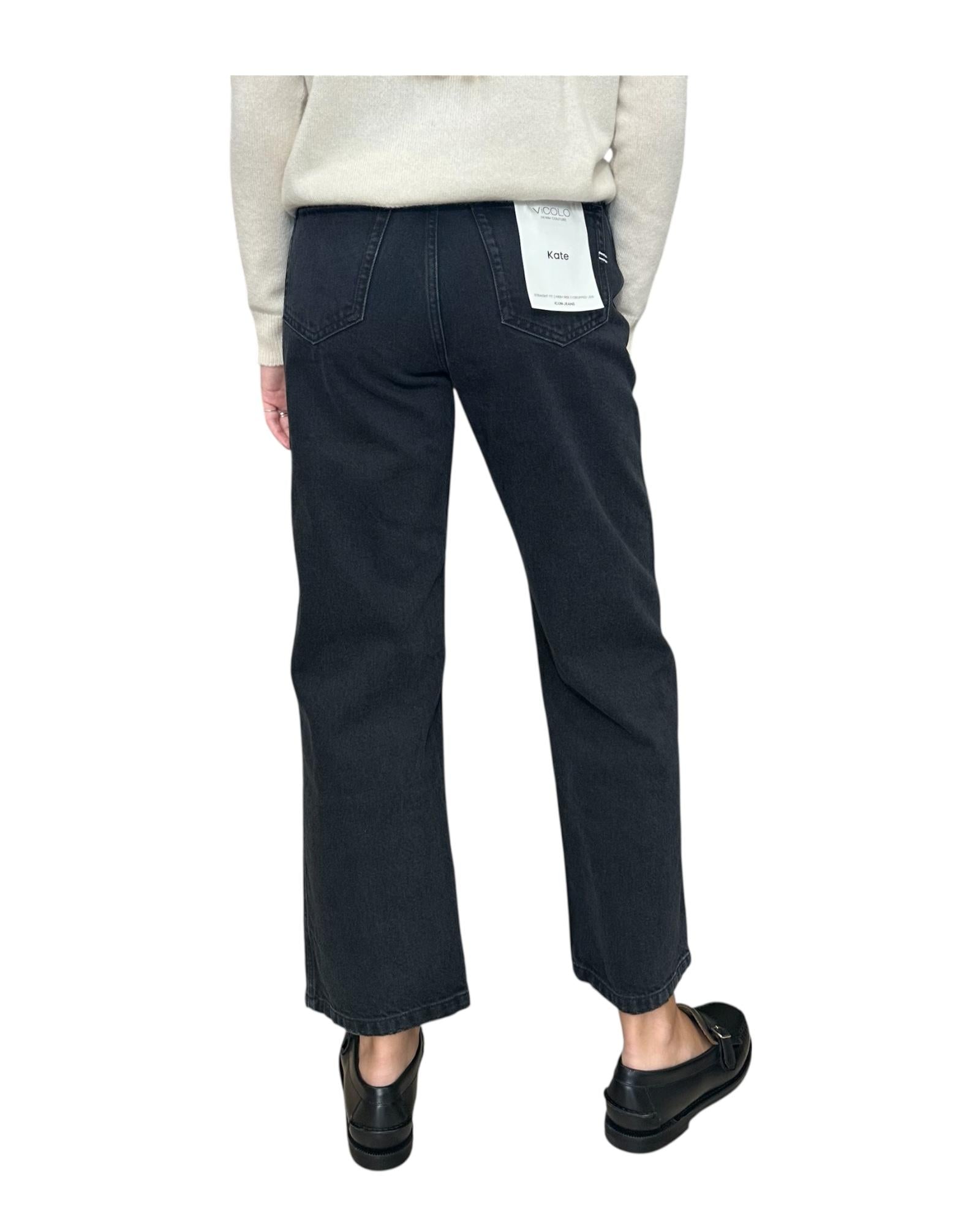 Jeans Kate Denim nero DF5124 DENIM NERO VICOLO 