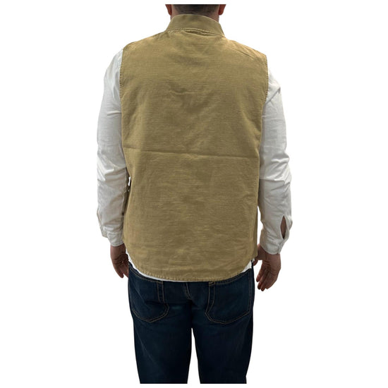 Gilet misto lino Sand 6511 SAND BL'KER 