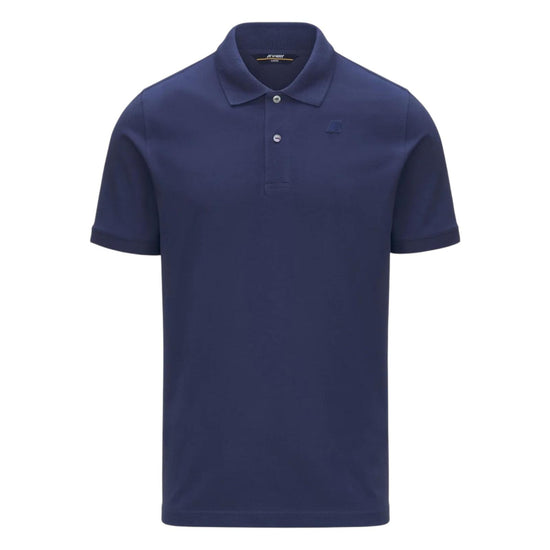 Amedee Pique tinta unita blue deep cobalt K5127BW 867 K-WAY 
