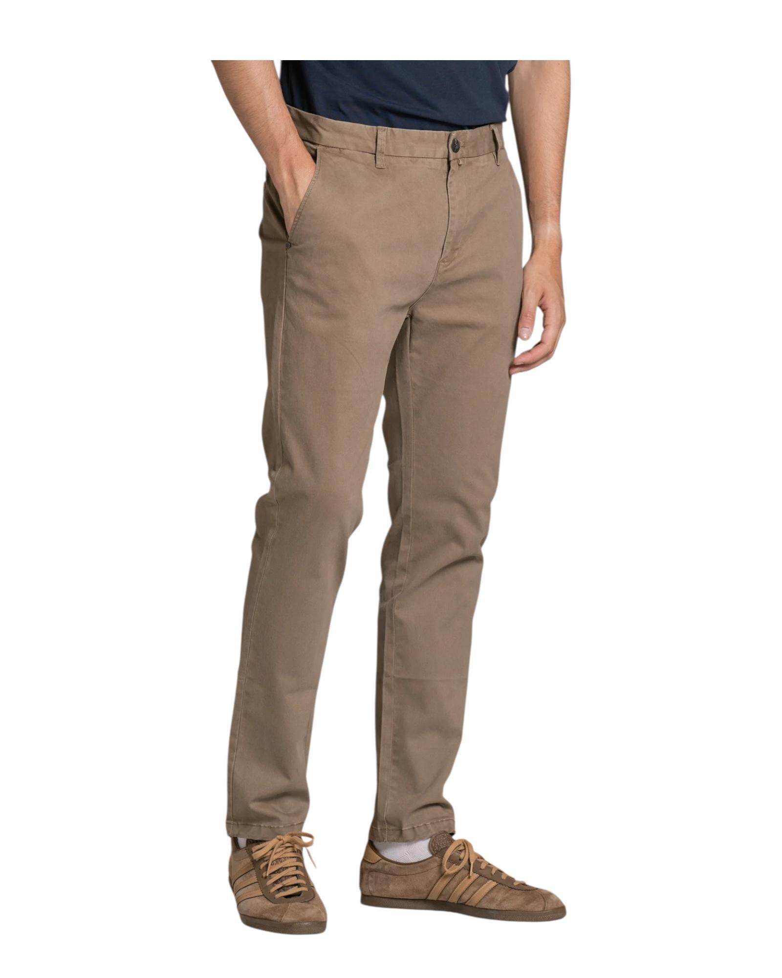 Pantalone in twill stretch Mud BRYAN TWSC43 IMPURE 