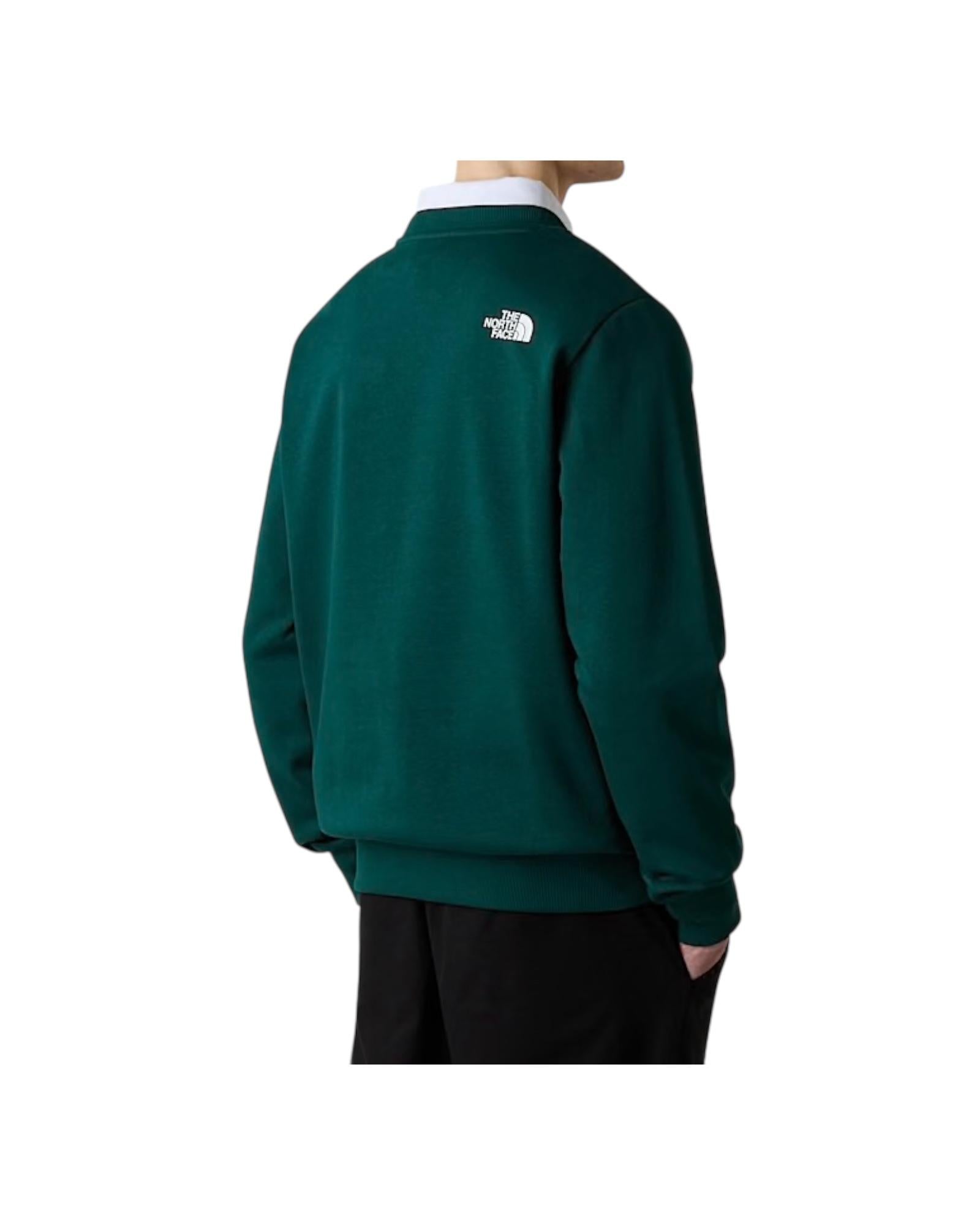 Felpa Simple Dome Hunter Green Uomo NF0A89FB HUNTER GREEN THE NORTH FACE
