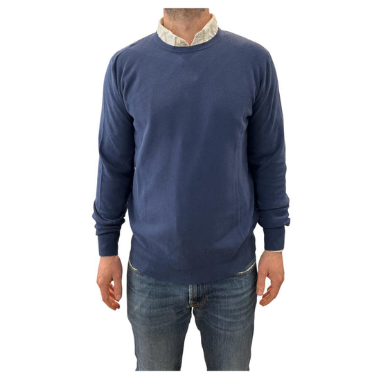 Maglia in cotone a nido d'ape Denim GIROCOLLO NIDO DAPE DENIM RE.VI.VAL 