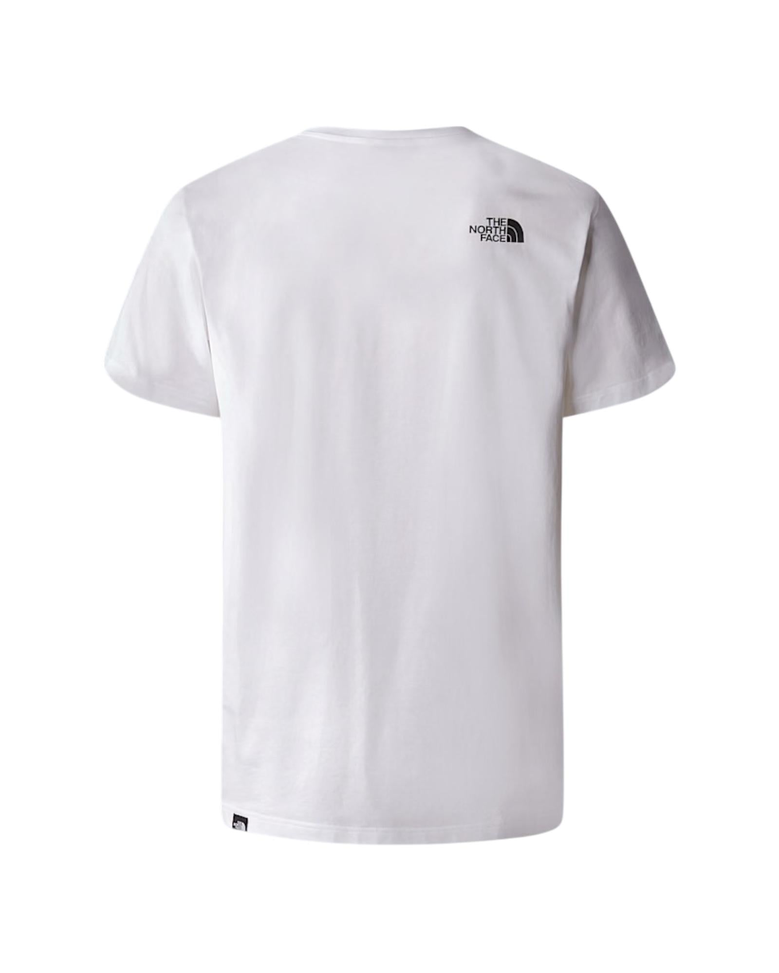 T-shirt Simple Dome White NF0A87NG WHITE THE NORTH FACE 
