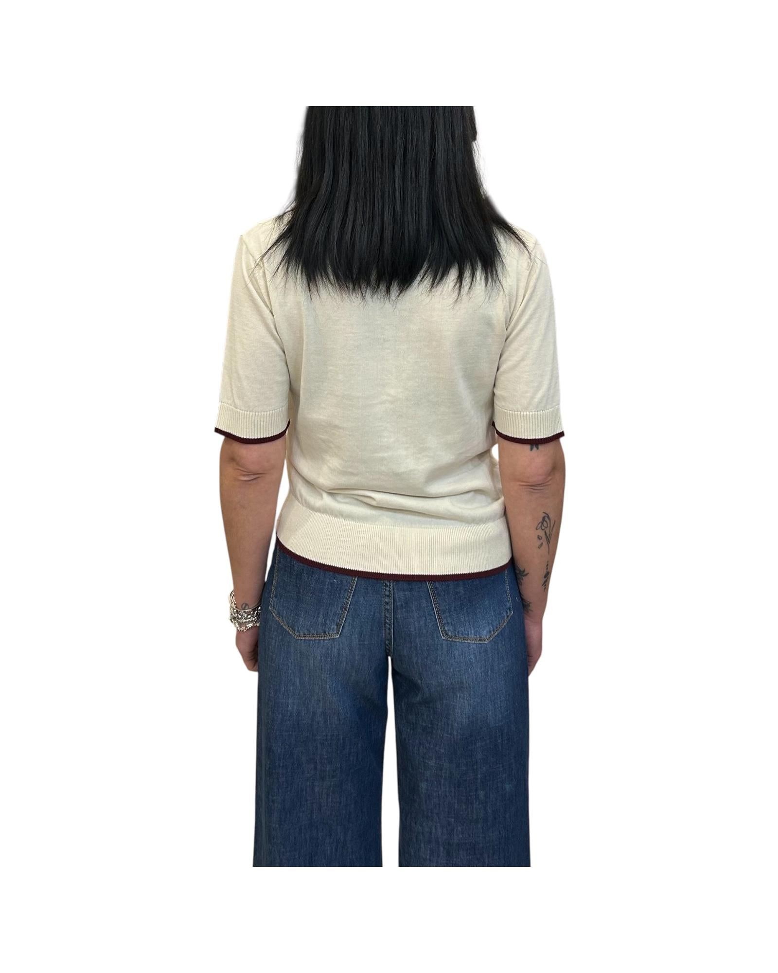 Polo con profili a contrasto Cocco M38 919 02 FLOOR 