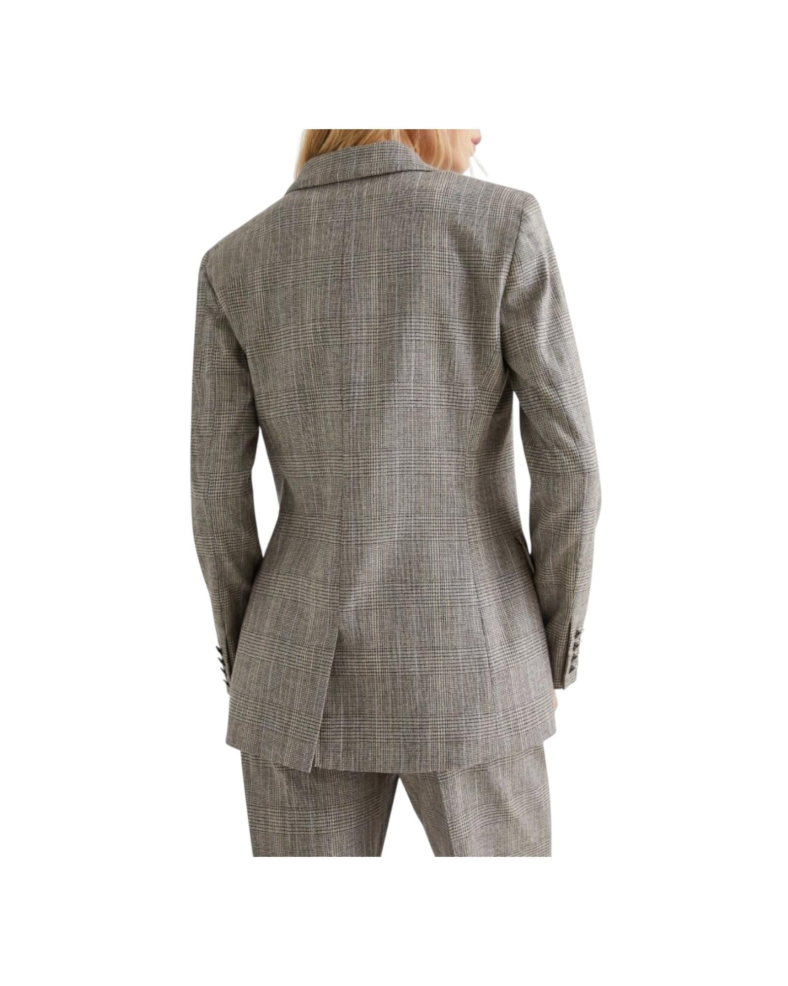 Blazer doppiopetto fluido Check ROB 001 MARELLA 