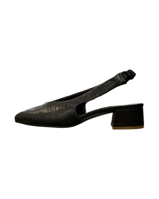 Slingback laminato Nero 181 21 INTAGLIATO NERO NICHE 