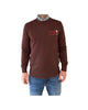 Maglione a girocollo con ricamo Levateje er vino