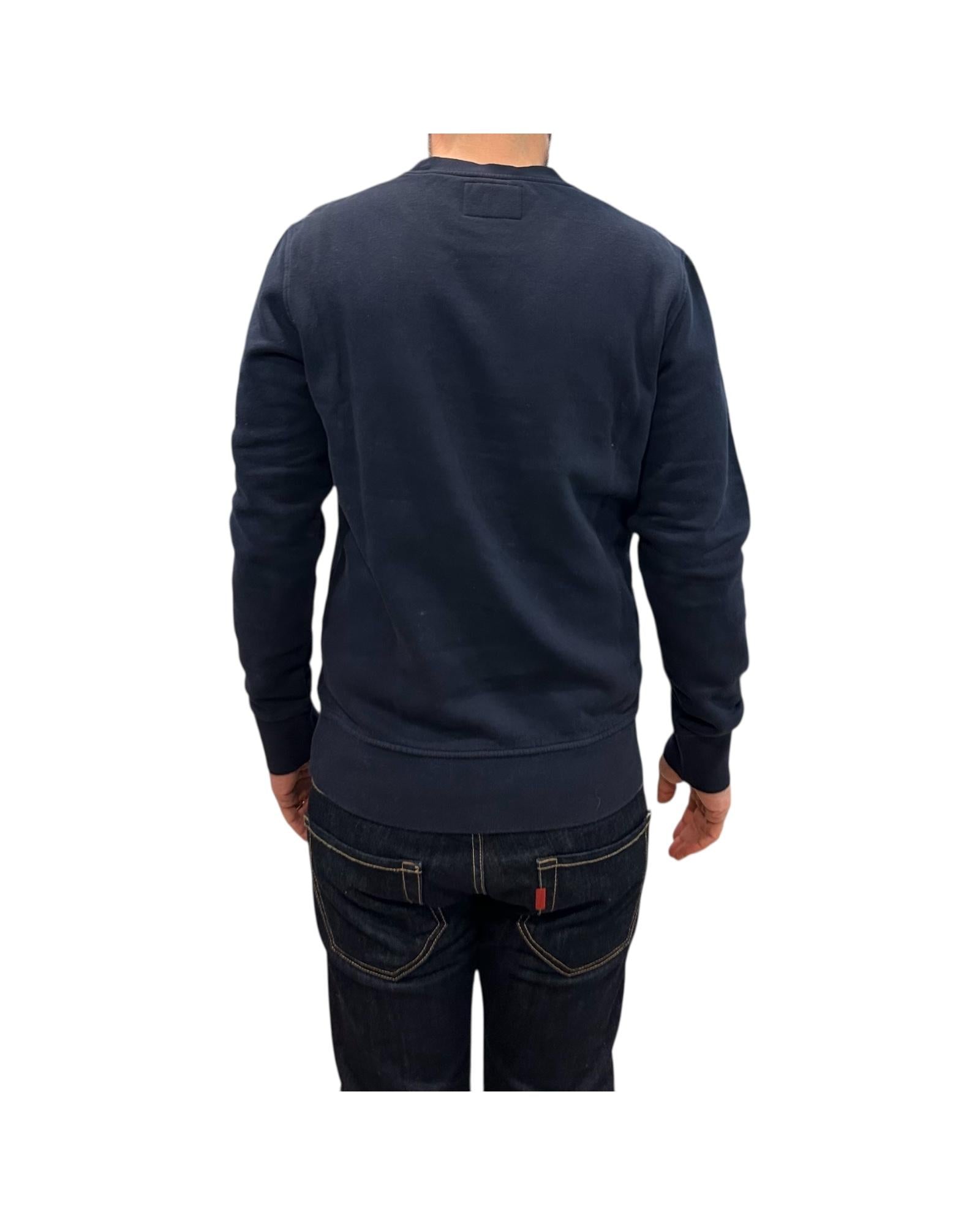 Felpa girocollo Blue navy W4007 BLUE NAVY BL'KER 