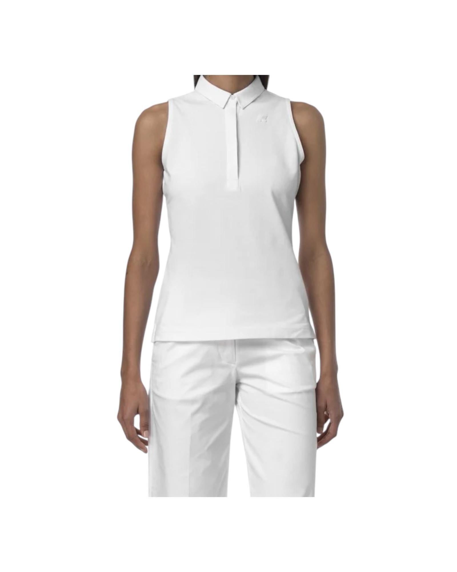 Polo Adour Pique, white. K1127HW 001 K-way