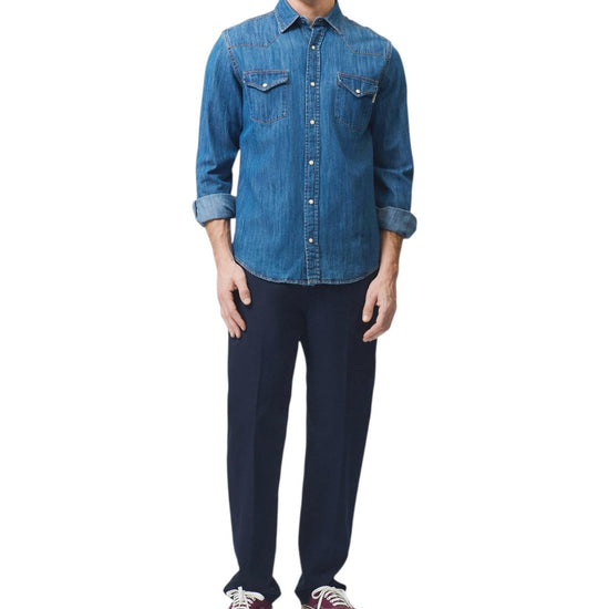 Camicia Martin Cobalt stone RRU400CG343161 C0999 ROY ROGER'S 