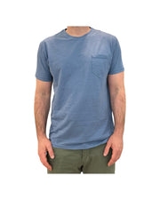 T-shirt Uomo Casco Bay Fiammata royal
