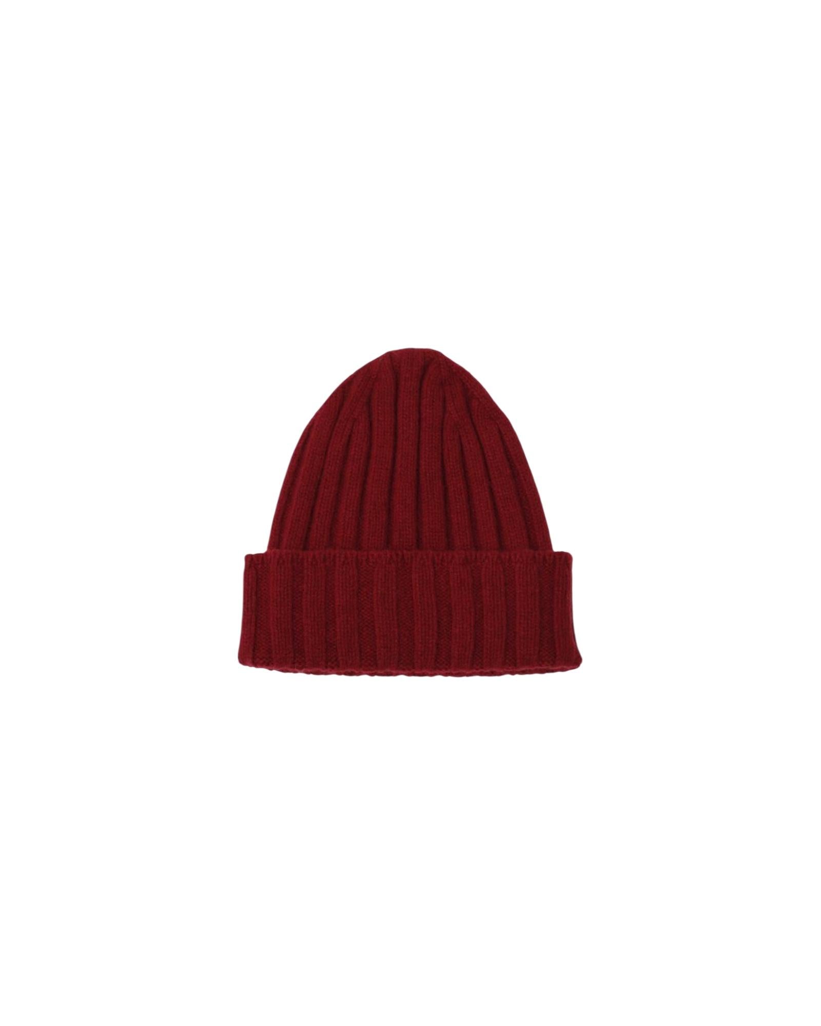 Cappello uomo in cashmere Bordeaux W9010 121 BL'KER 