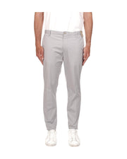 SASA chino slim fit trousers, light grey.
