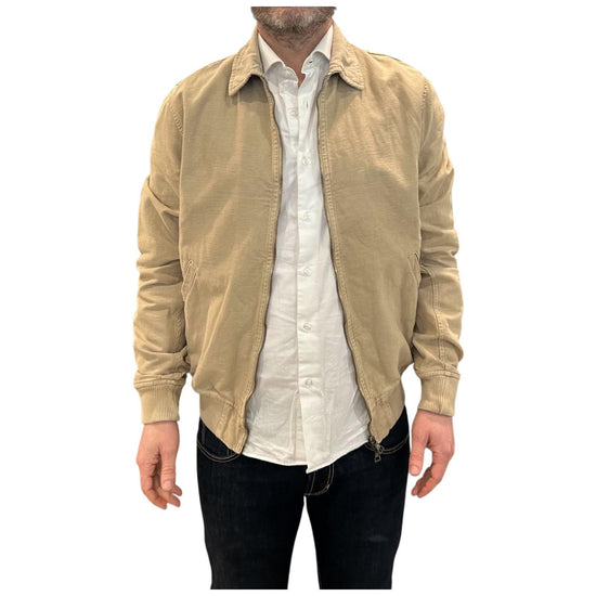 Bomber misto lino Hamilton Sand 6519 SAND BL'KER 
