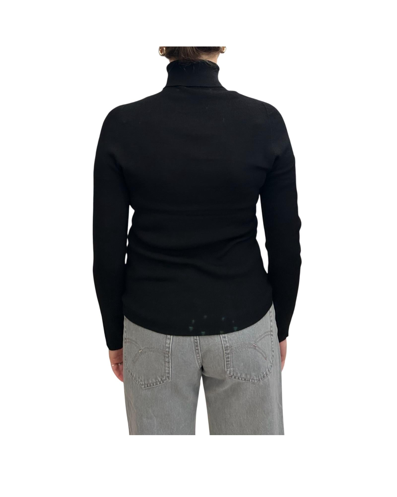 Dolcevita in lana merino Nero MTA P099 001 haveone