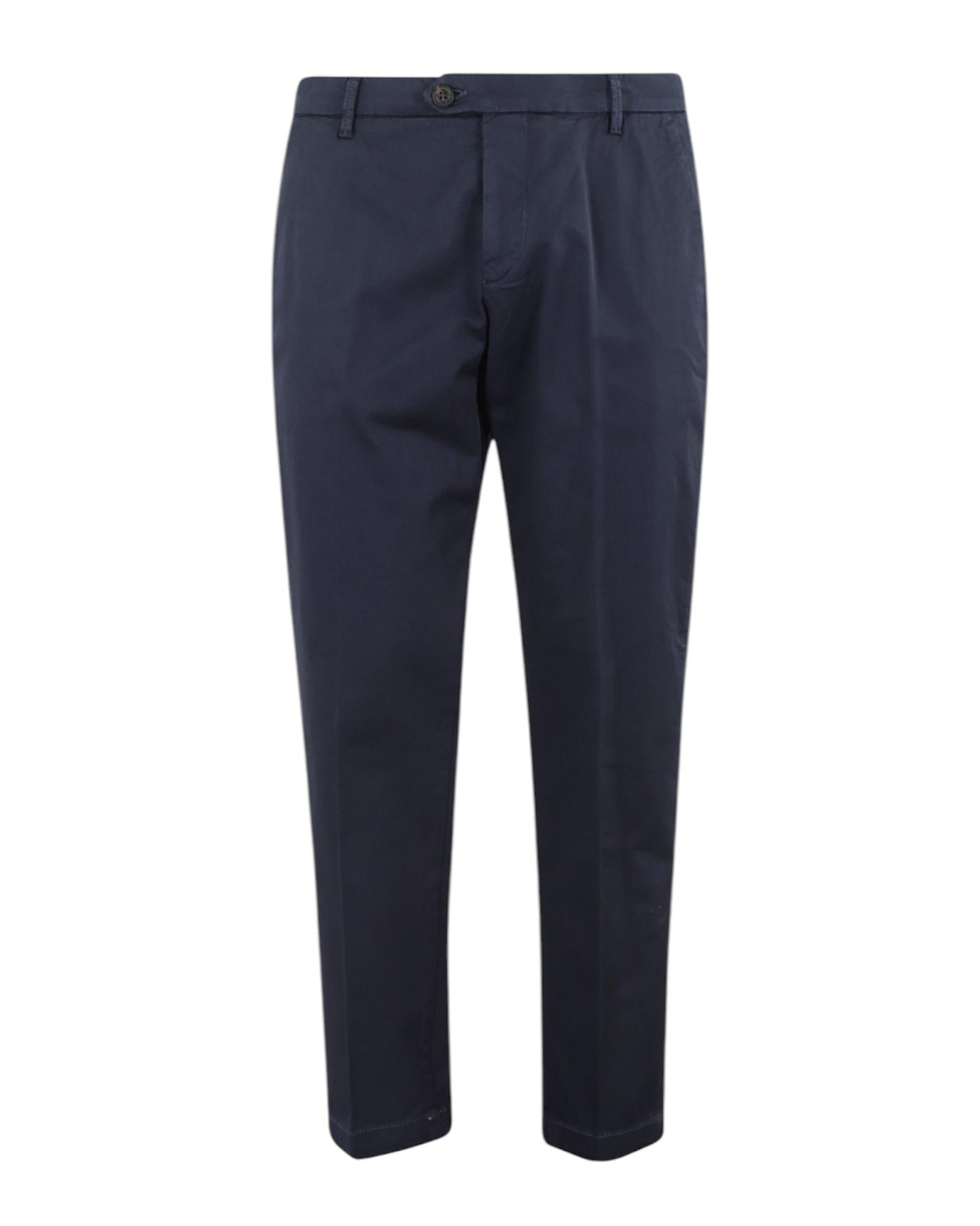 Pantalonne chino Conduit blue navy RRU90120C9250112 C0048 ROY ROGER'S 