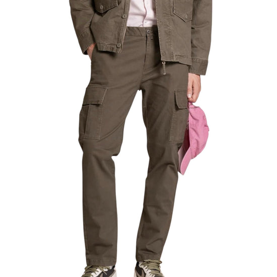 Pantalone Cargo in twill Military green NORMAN TWSC03 IMPURE 